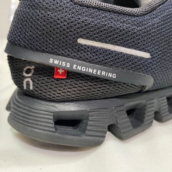 On Running Cloud 5 All Black Mesh Performance Sneakers Women’s 8.5 - Picture 6 of 12